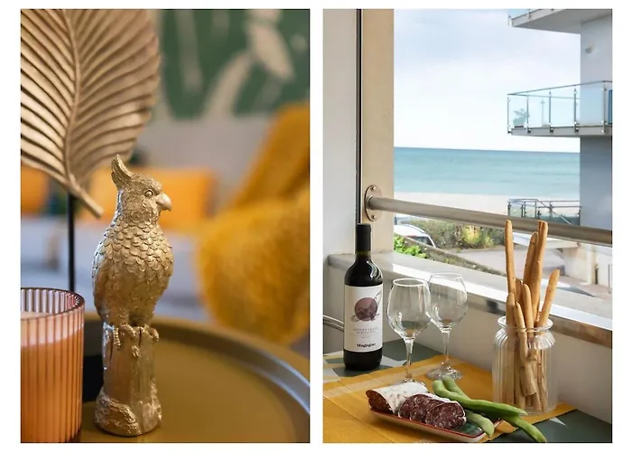 Apartament Elegante Bilocale Con Vista Mare E Parcheggio